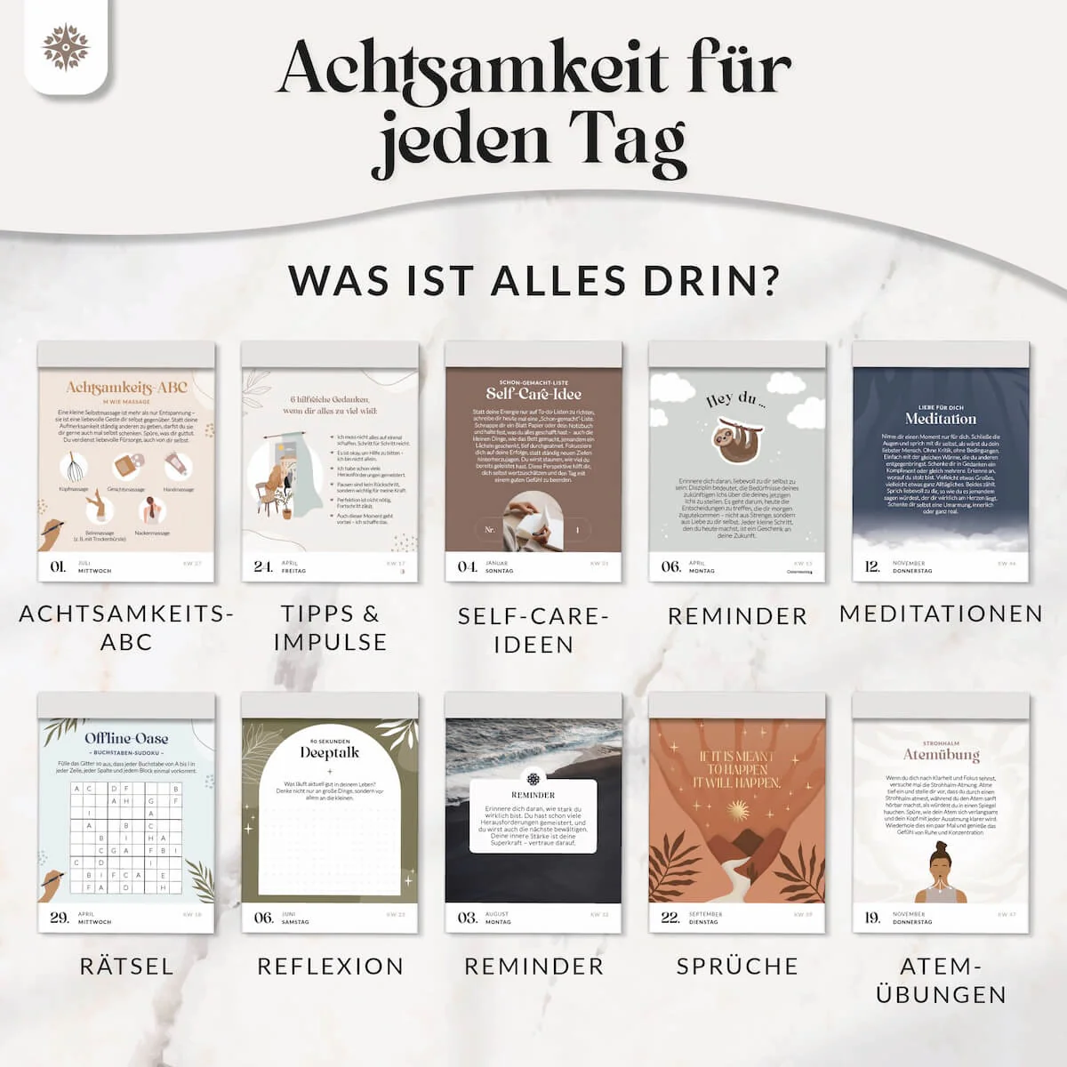 Abreißkalender 2026 - 365 Tage Achtsamkeit - Image 5