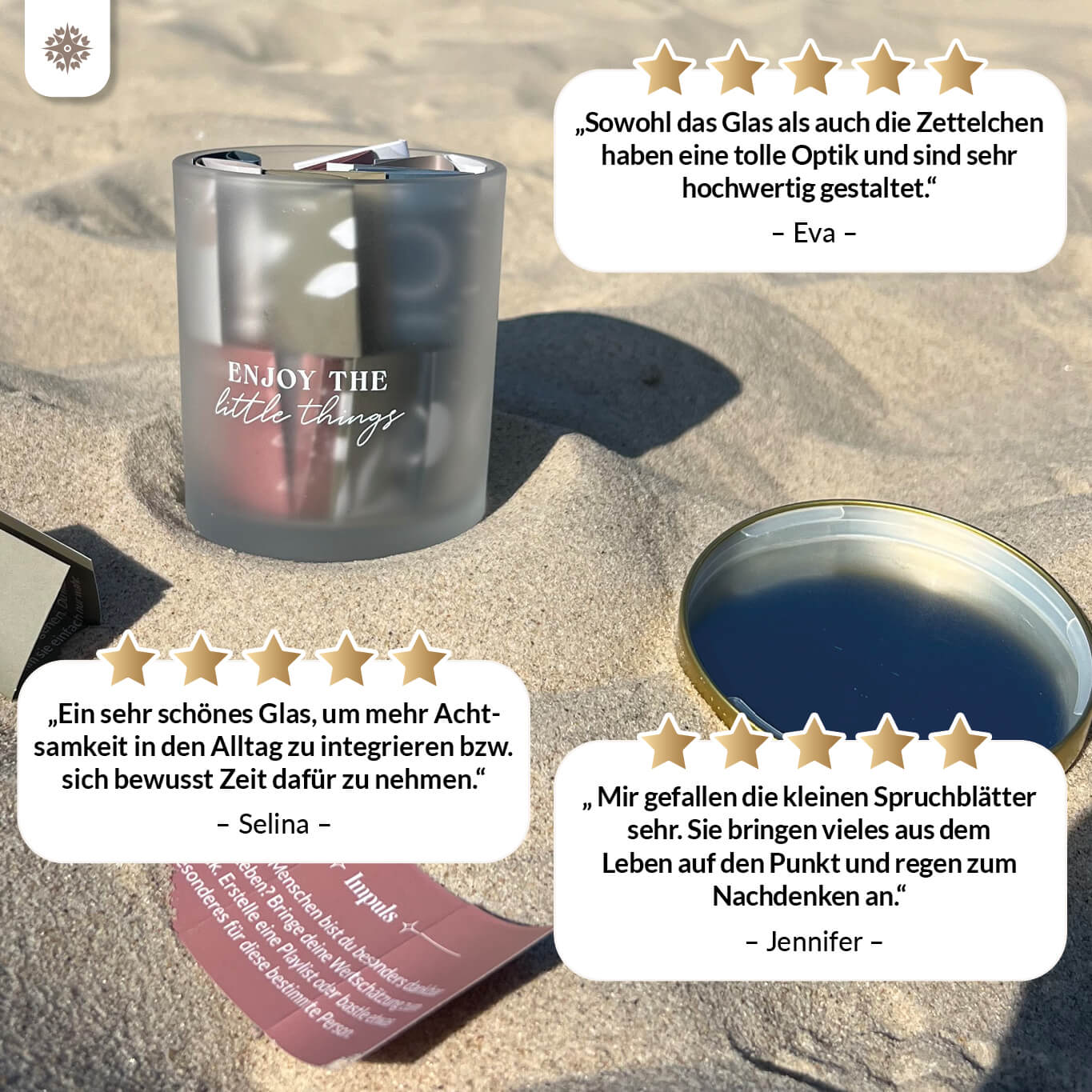 Achtsamkeitsglas mit 30 Zettelchen - Image 7