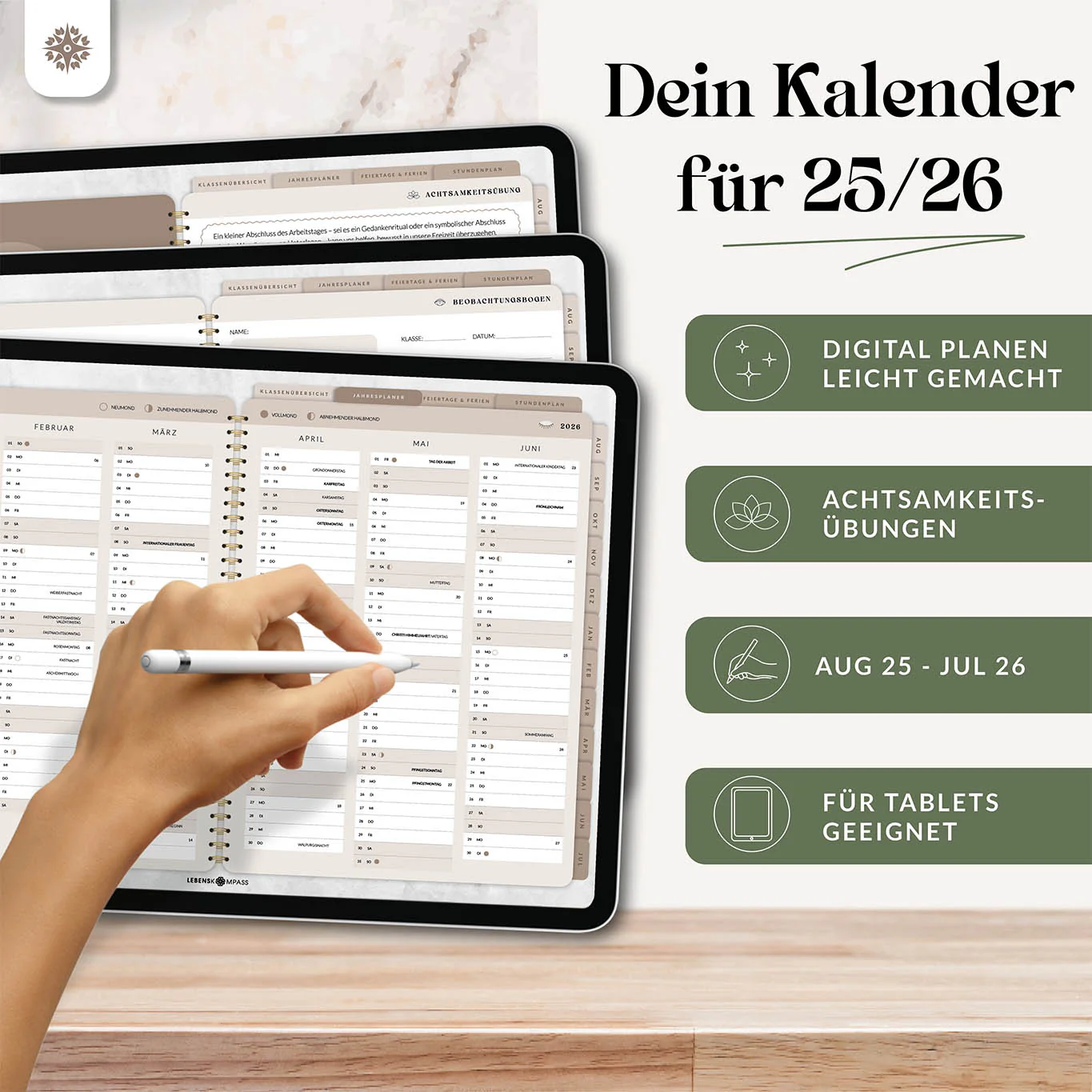 Digitaler Lehrerkalender - PDF mit Hyperlinks - Image 3