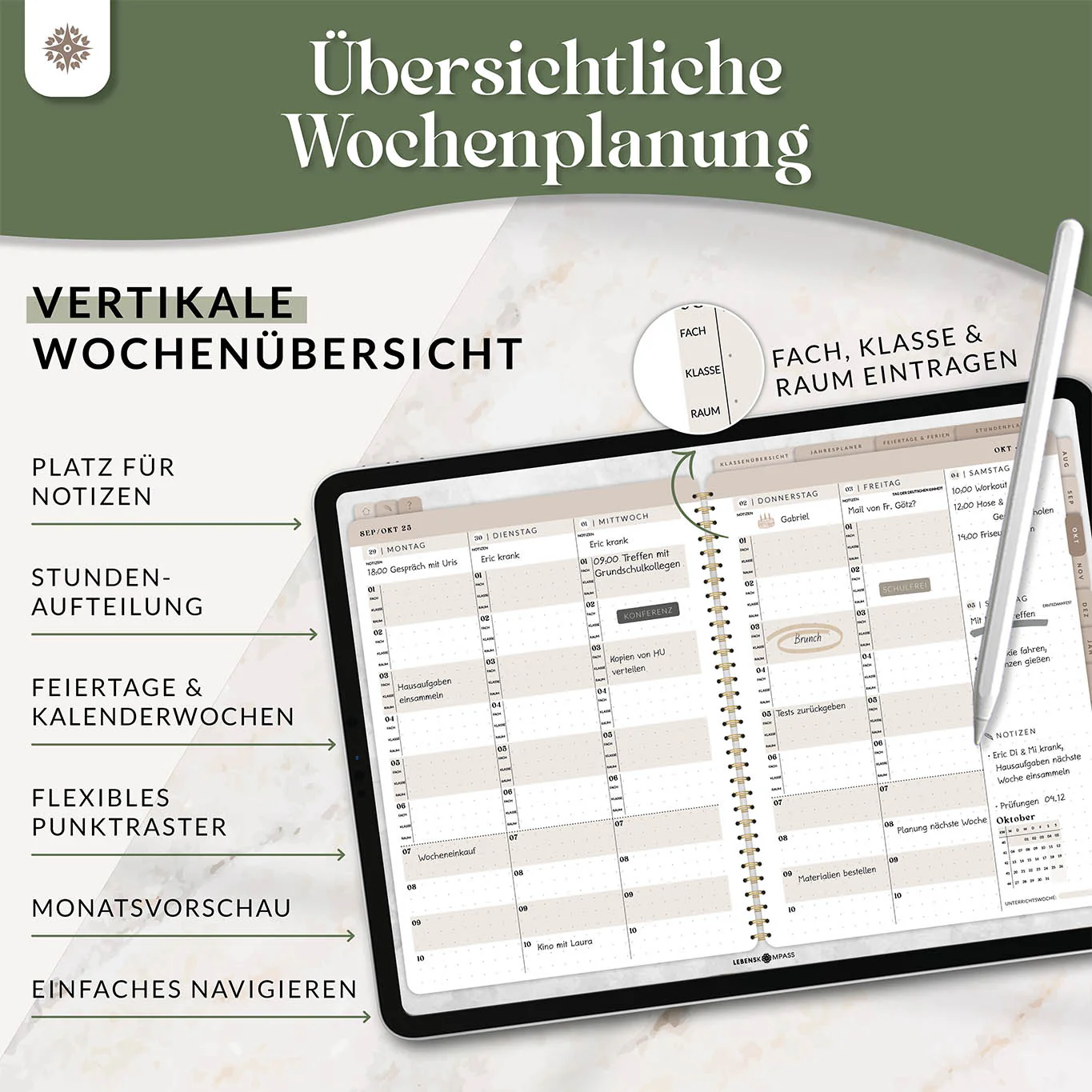 Digitaler Lehrerkalender - PDF mit Hyperlinks - Image 4