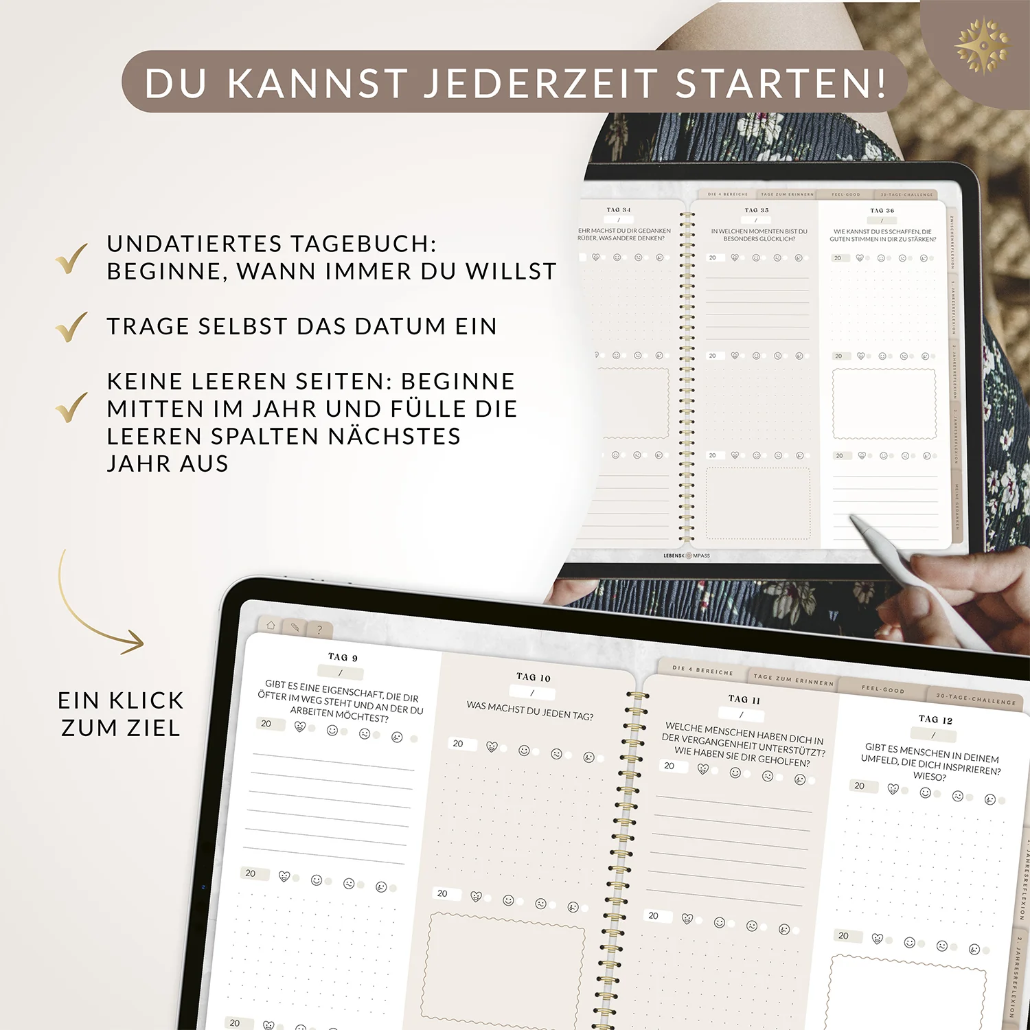 Digitales 3-Jahres-Tagebuch "DEEPTALK" - PDF mit Hyperlinks - Image 13