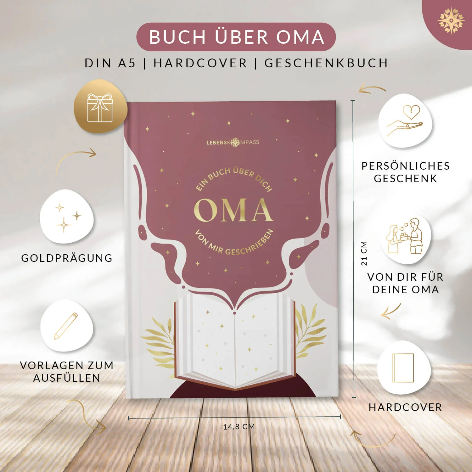 Ein Buch über Dich OPA - Zum Ausfüllen und Verschenken - Image 4