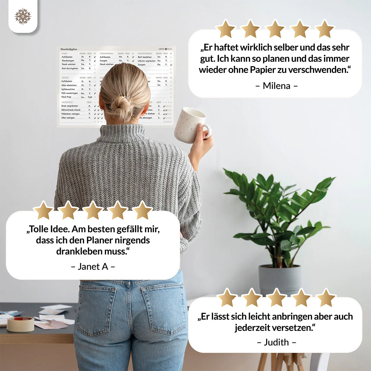 FlexiPlan® - Selbsthaftender Wandplaner - Image 51