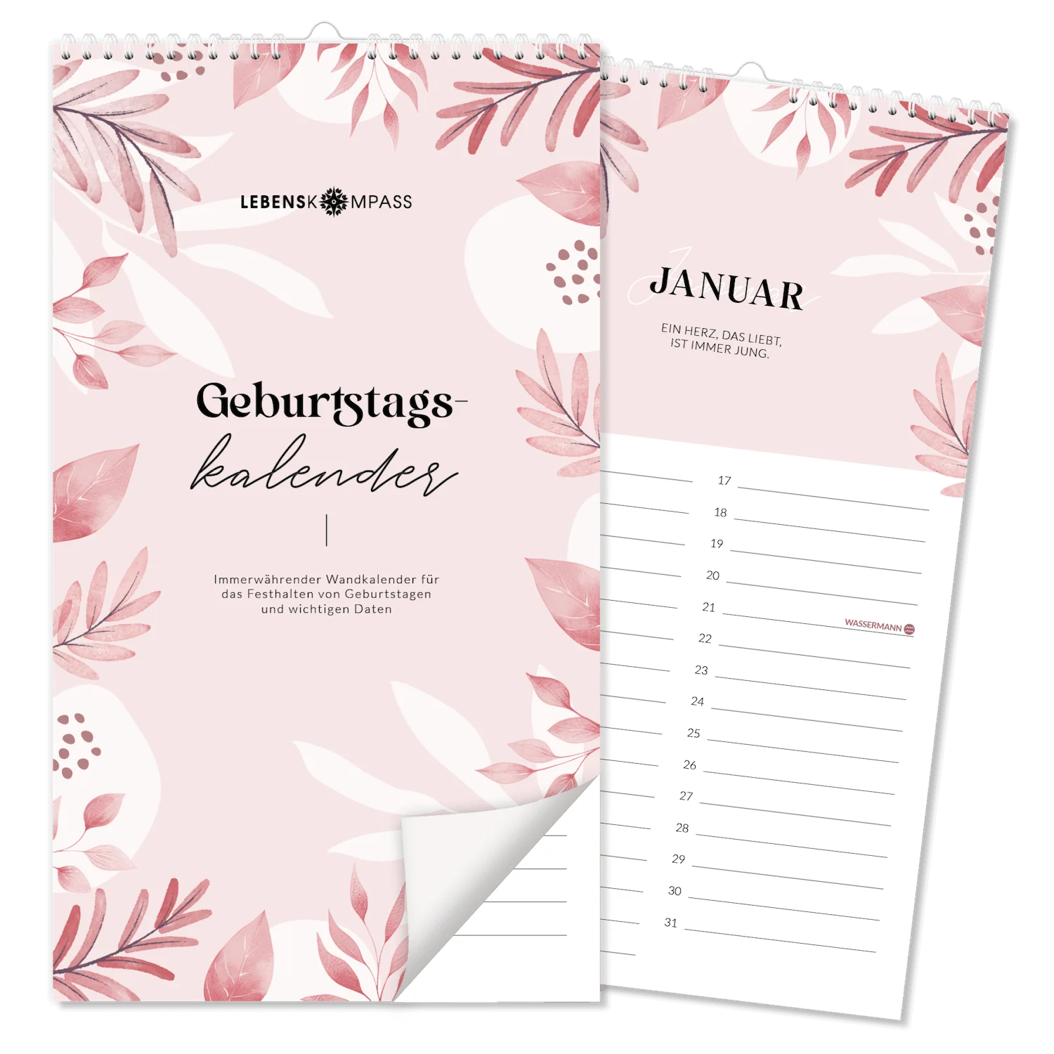 Geburtstagskalender – Immerwährender Wandkalender - Image 5