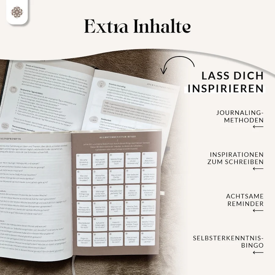 Gedankenmeer - Liniertes Tagebuch für Erwachsene - Image 5