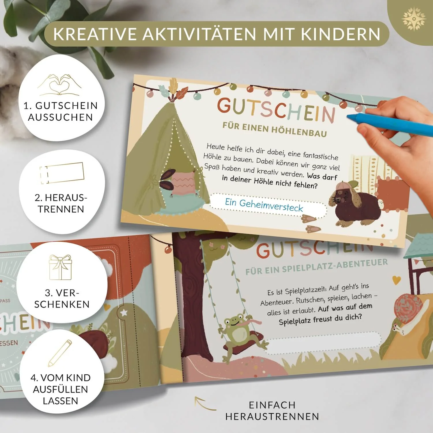 Gutscheinheft für Kinder - 22 Gutscheine zum Verschenken - Image 4