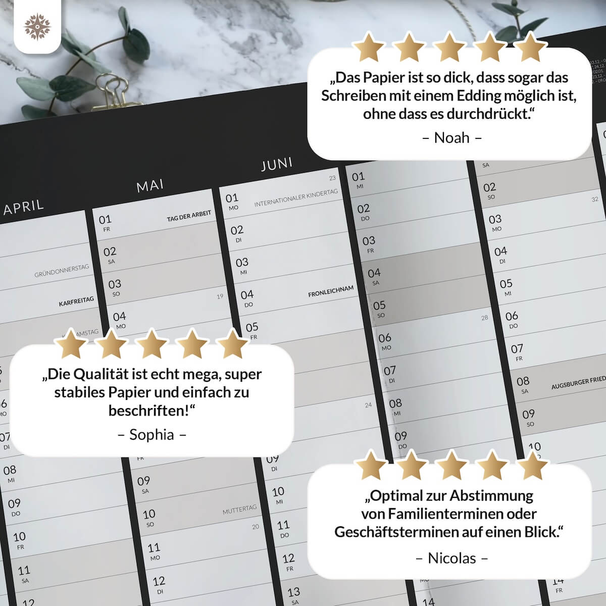 Jahresplaner 2026 - DIN A1 Posterkalender - Image 7
