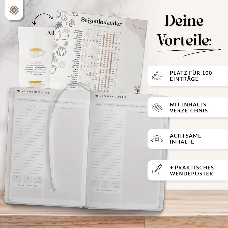 DIY Rezeptbuch mit Saisonkalender - Image 9
