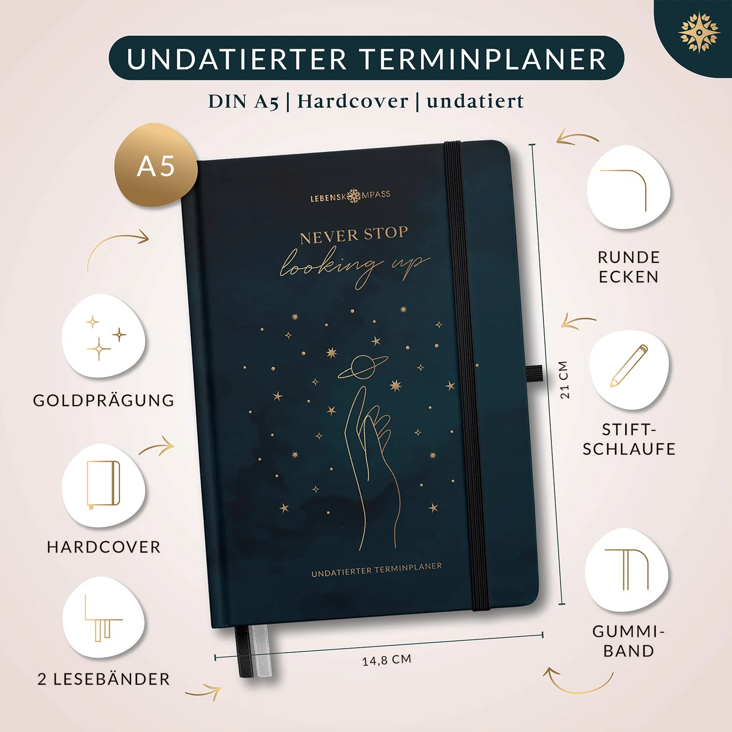 Terminplaner undatiert - DIN A5 - Image 19