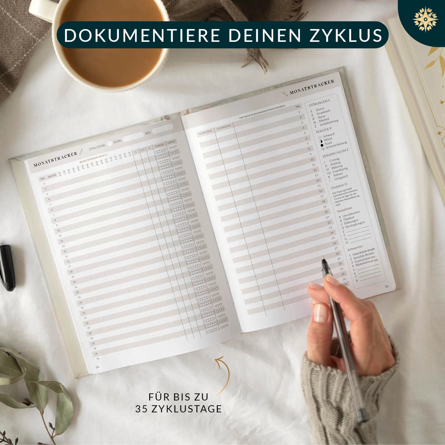 Zyklustagebuch "CYCLE" - mit Poster DIN A5 - Image 10