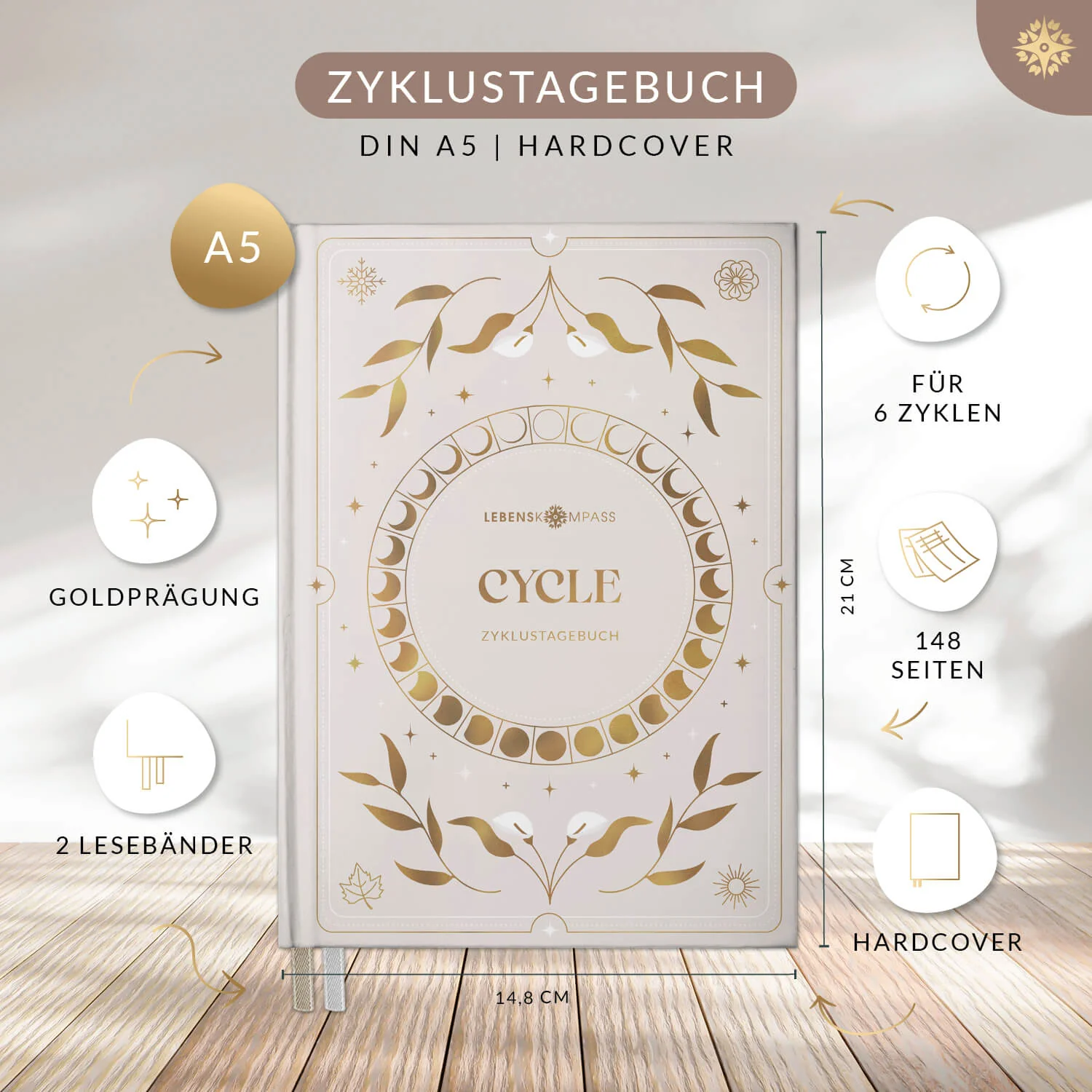 Zyklustagebuch "CYCLE" - mit Poster DIN A5 - Image 12